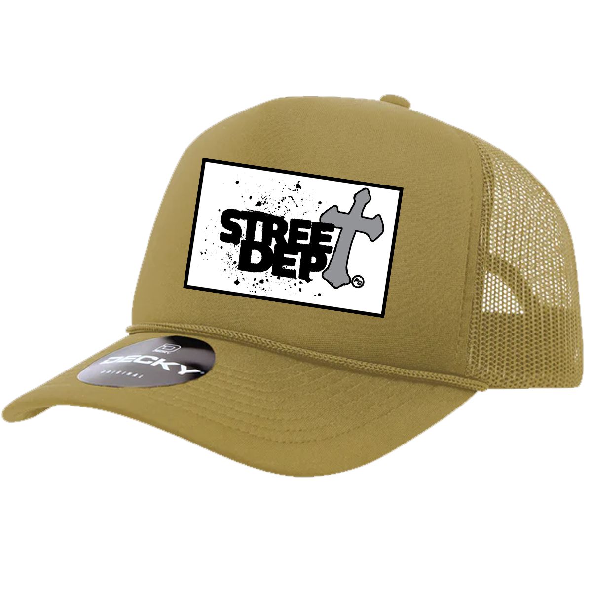 Street Dept - Khaki Black Trucker Hat