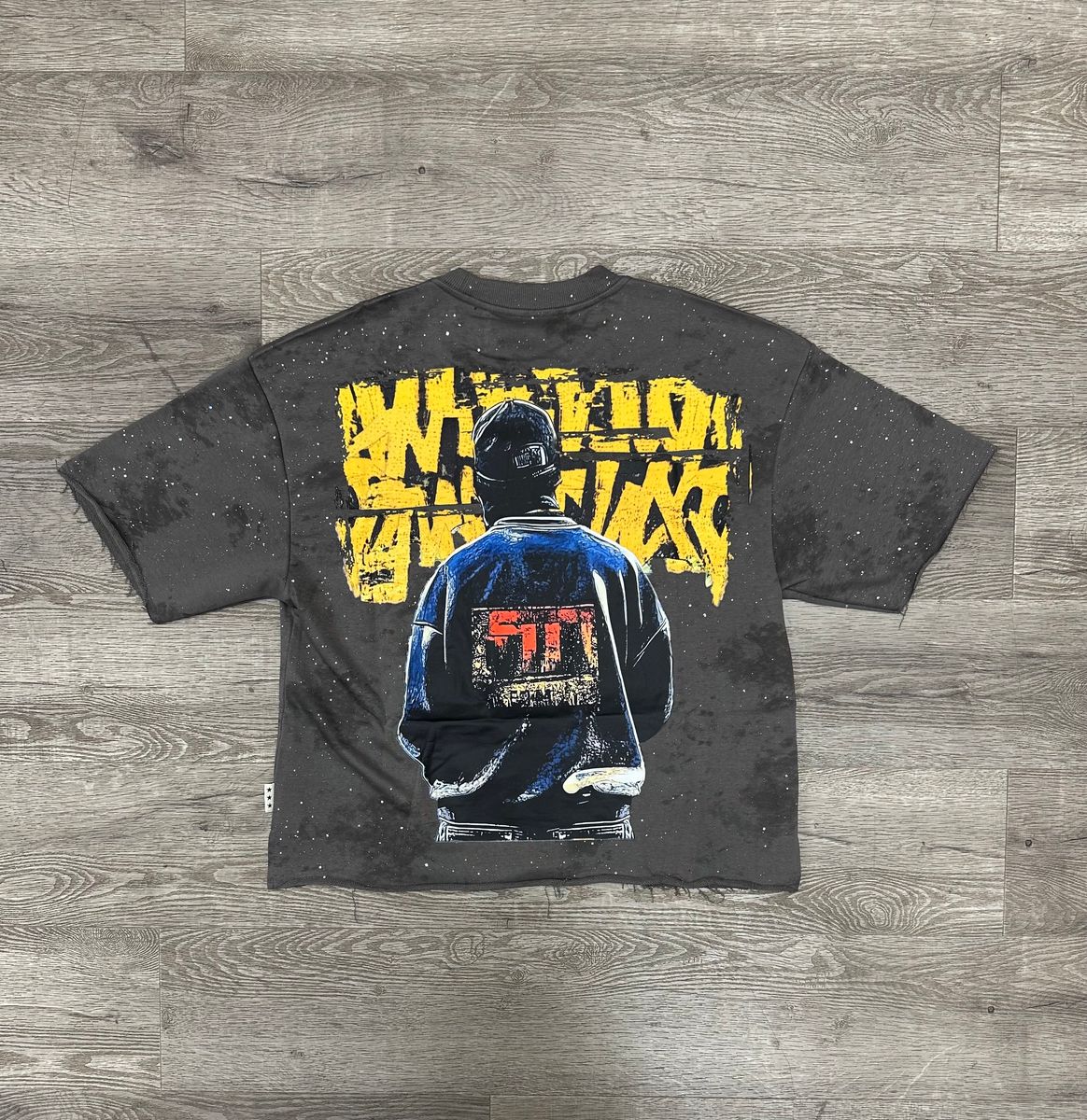 BKYS - Dangerous Boyz In The Hood Grey Crop Tee