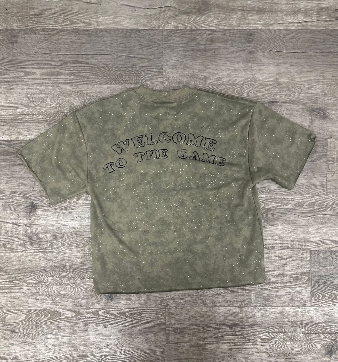 BKYS - Low Key Washed Peppermint Crop Tee