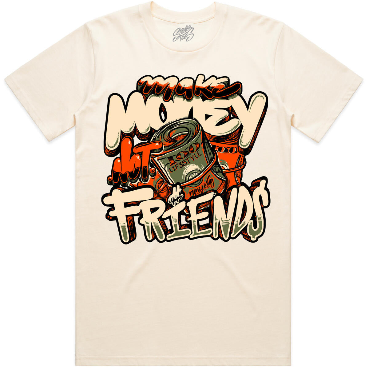 Jordan 5 Olive 5s Shirt - Sneaker Tees Make Money Khaki Shirt