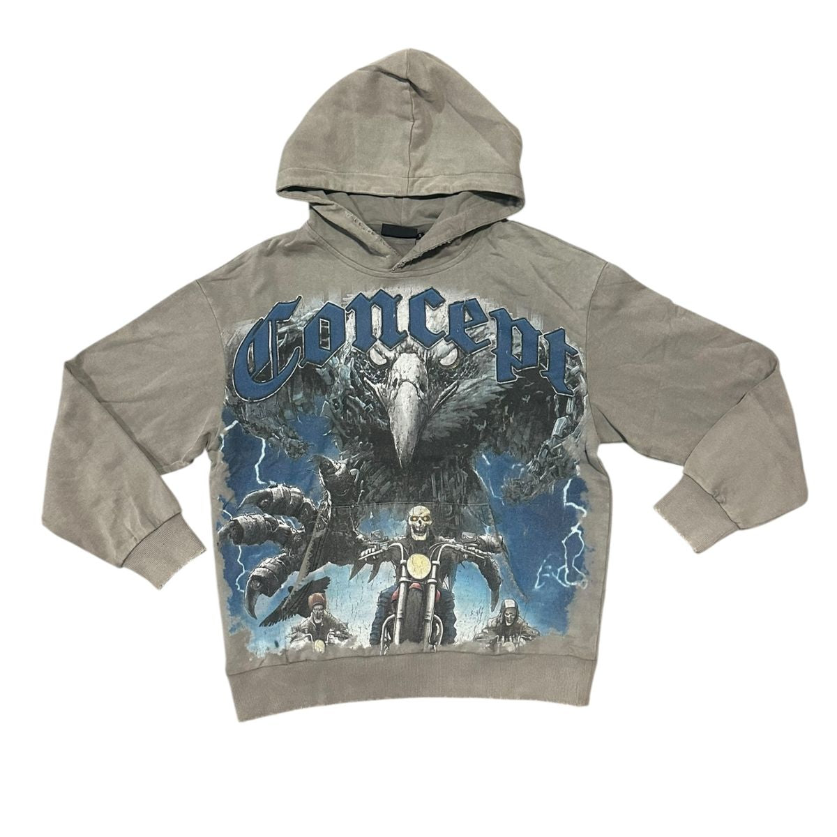 Concept - Blackhawk Fear No Evil Grey Hoodie