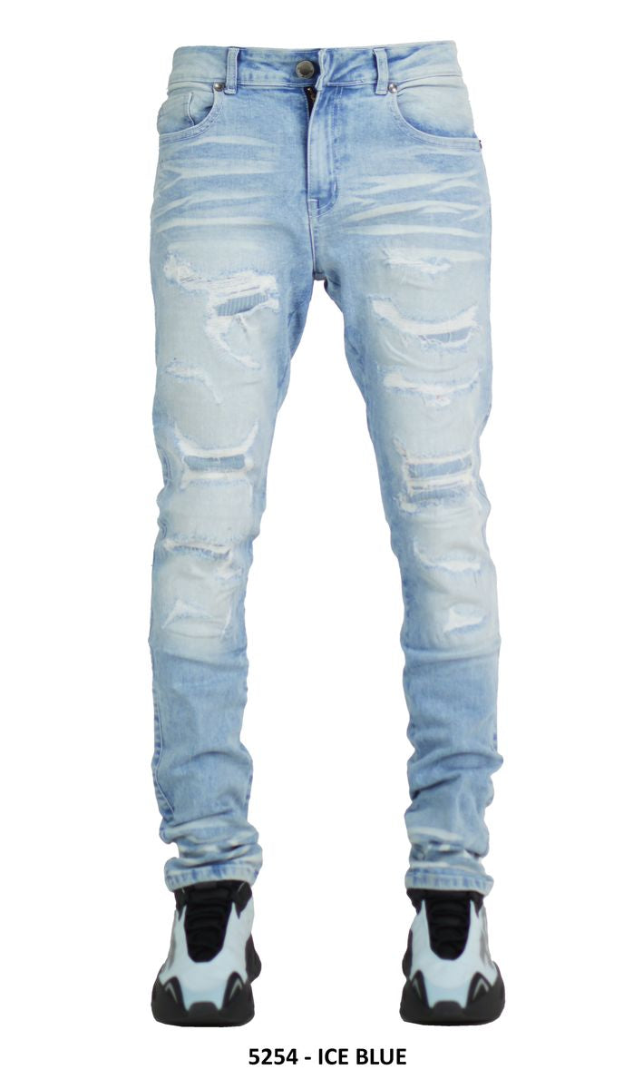 Focus - 5254 Rip & Repair Ice Blue Jean