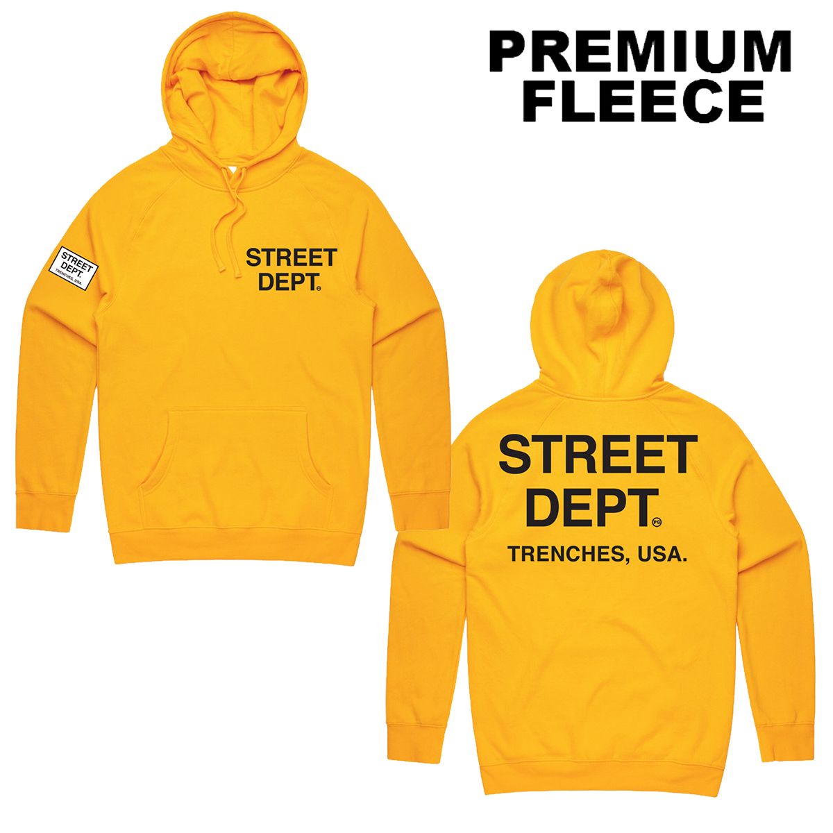 Street Dept - Hoody Golden Yellow Hoodie
