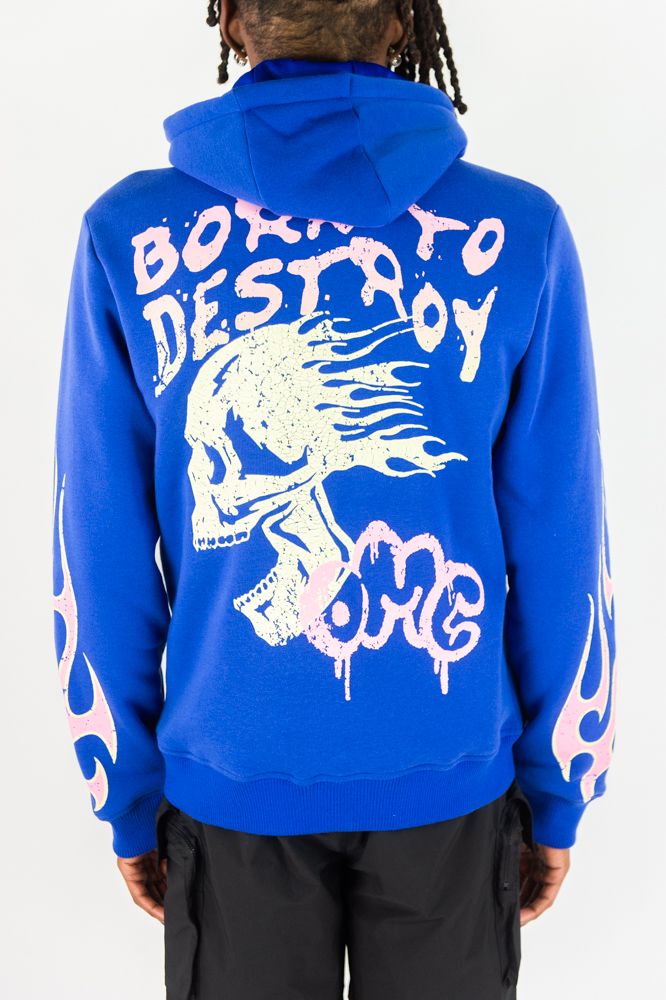 Rebel Minds - Born To Destroy Royal Blue Jacket