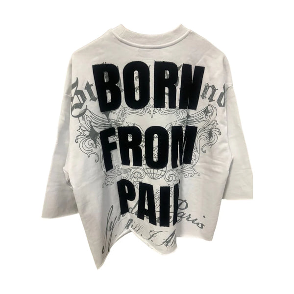 Syndicate - Fate White Black Crop Tee