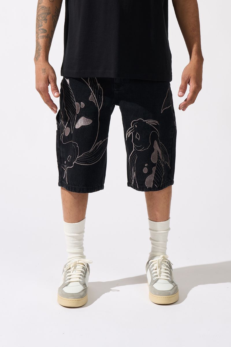 Serenede - Shorts KOI Black Denim Shorts