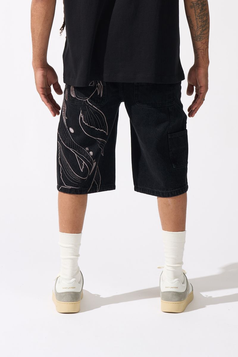 Serenede - Shorts KOI Black Denim Shorts