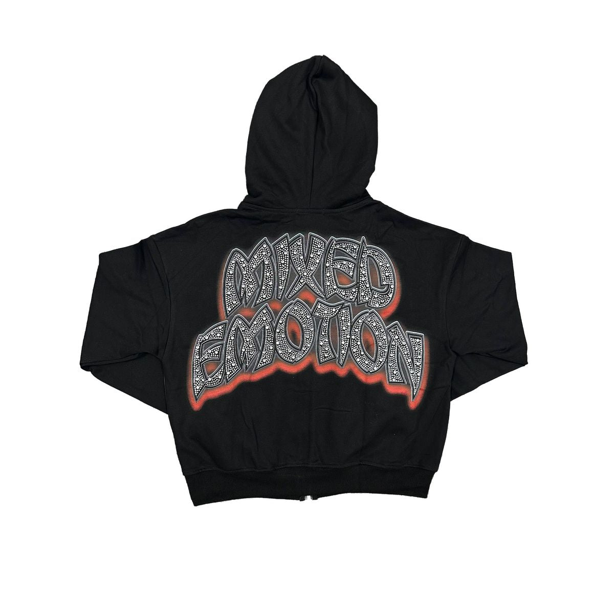 Mixed Emotions - Last Dance Rhinestone Black Hoodie