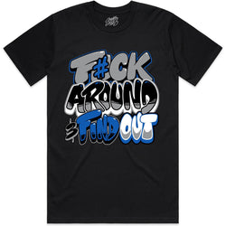 Jordan 11 Low Space Jam 11s - F#ck Black Royal Tee