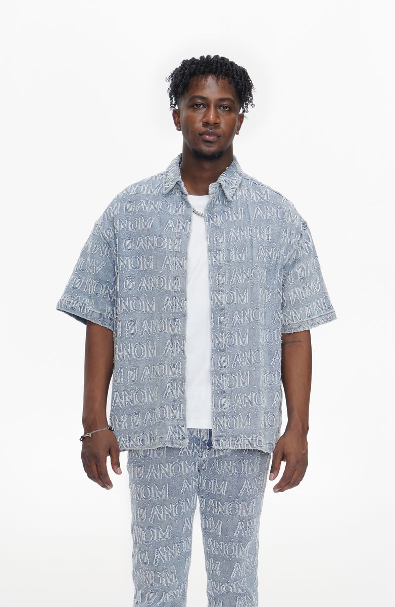 Anom - Cliff Denim Blue Jean Shirt