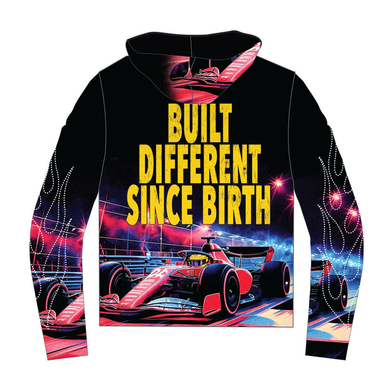 Majestik - Race Car Black Multi Color Hoodie