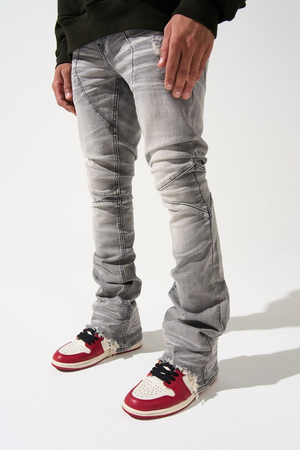 Serenede - Noctis Grey Stacked Jean