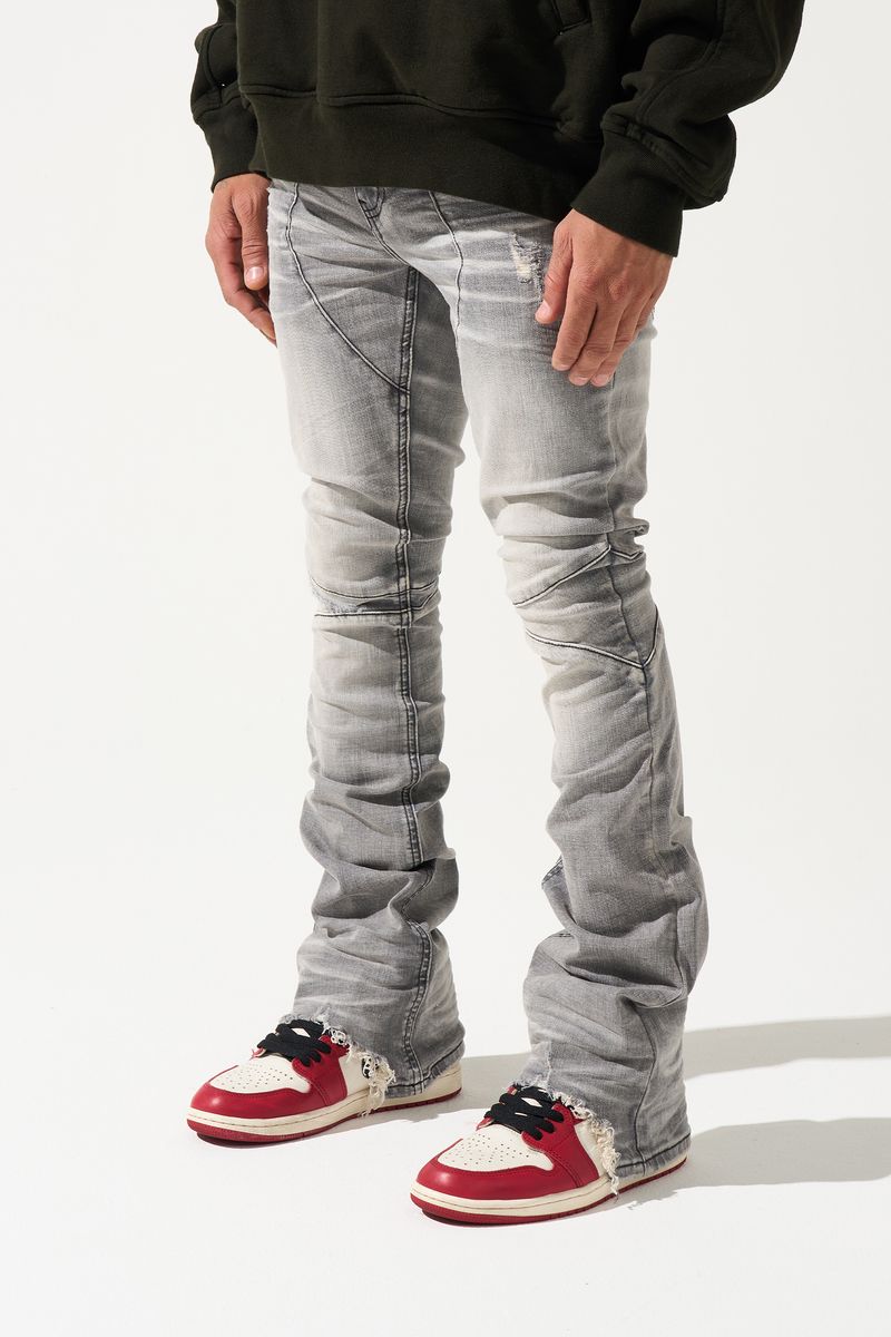Serenede - Noctis Grey Stacked Jean