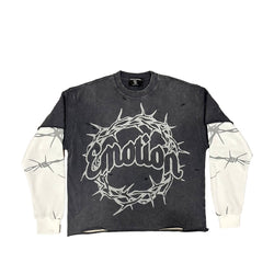 Mixed Emotions - Barbed Wire Thermal Long Sleeve