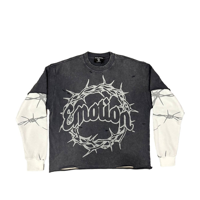 Mixed Emotions - Barbed Wire Thermal Long Sleeve