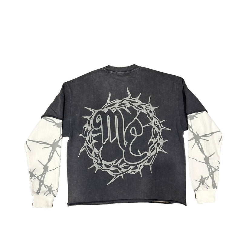 Mixed Emotions - Barbed Wire Thermal Long Sleeve