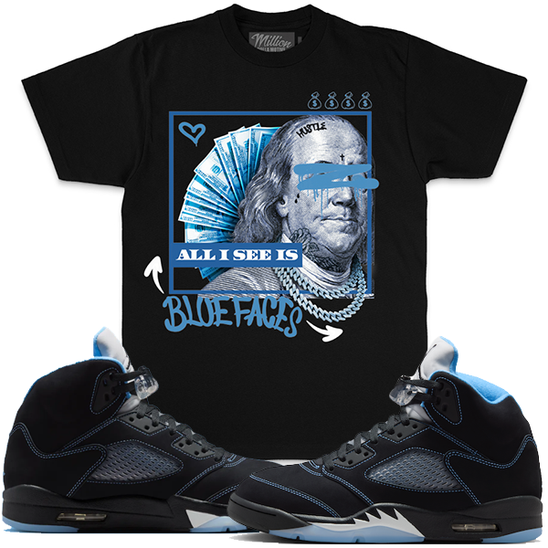 UNC 5’s T-Shirt Million - All I See Is Money Black Tee