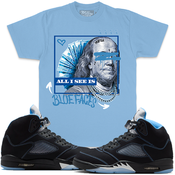 UNC 5’s T-Shirt Million - All I See is Blue Money UNC Sky Blue Tee