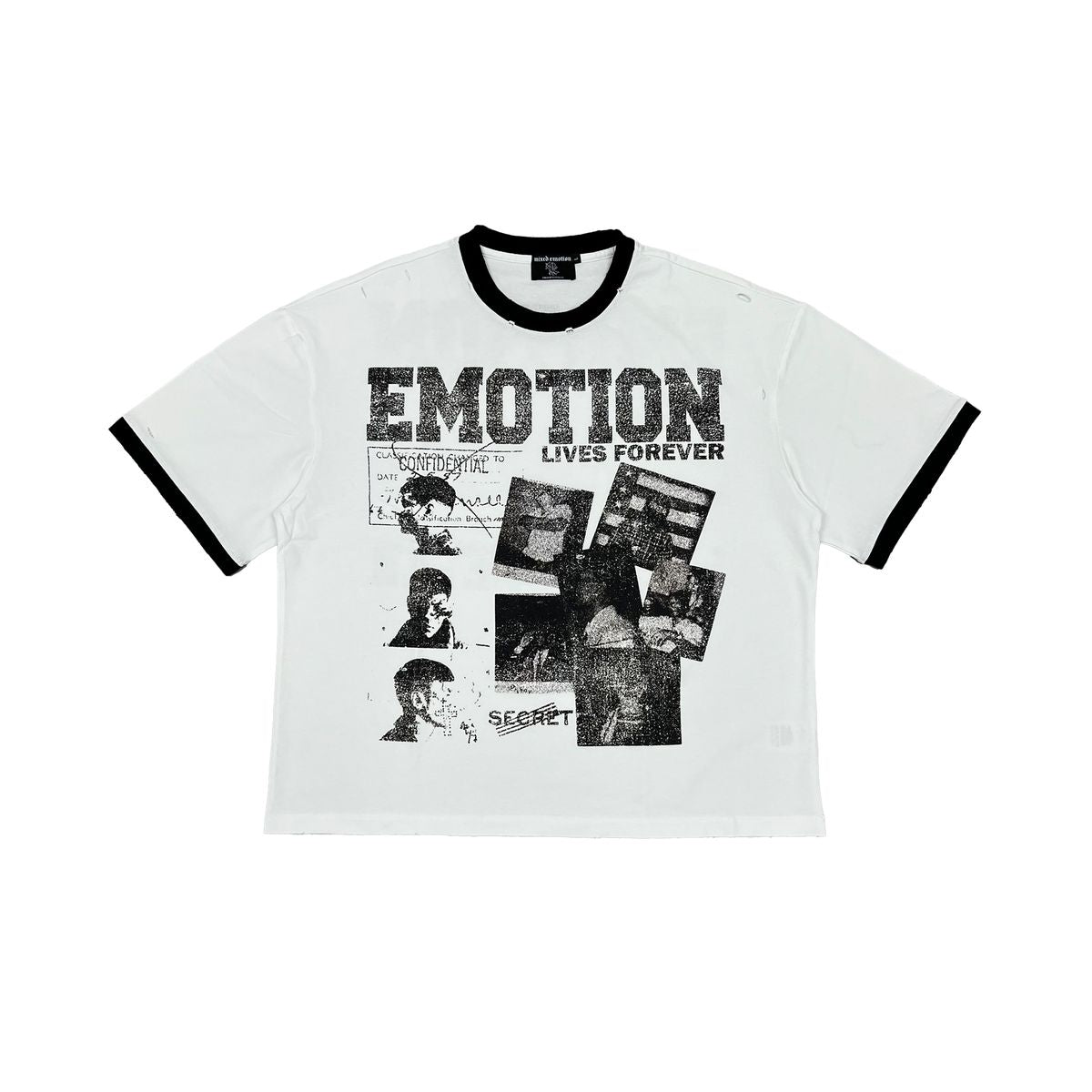 Mixed Emotions - Secret White Tee