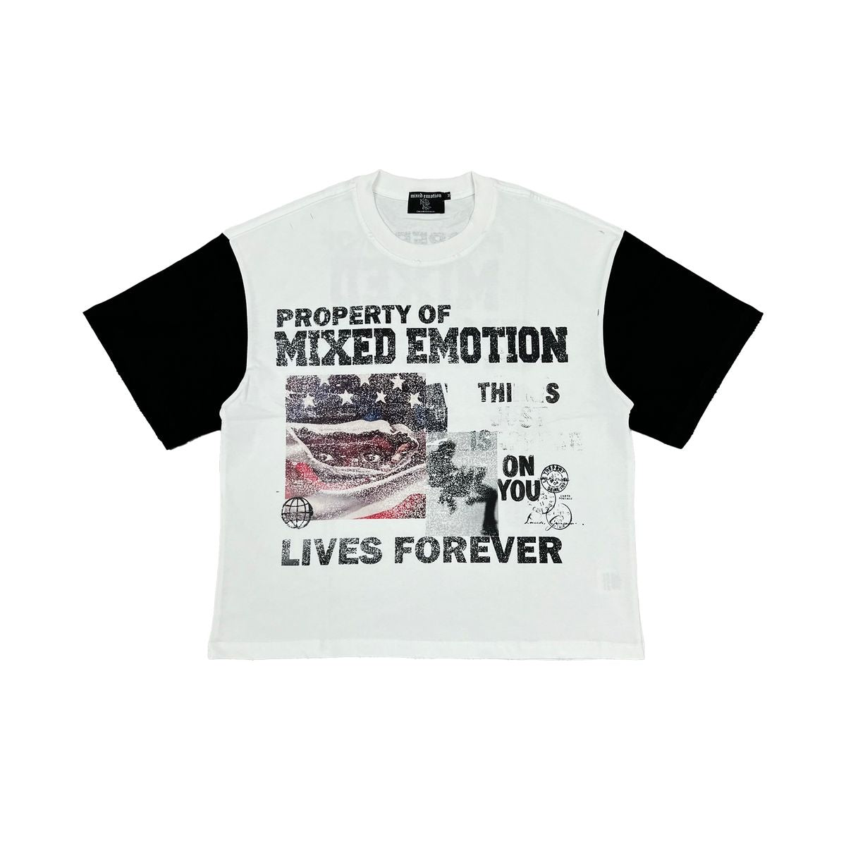 Mixed Emotions - Property White Tee