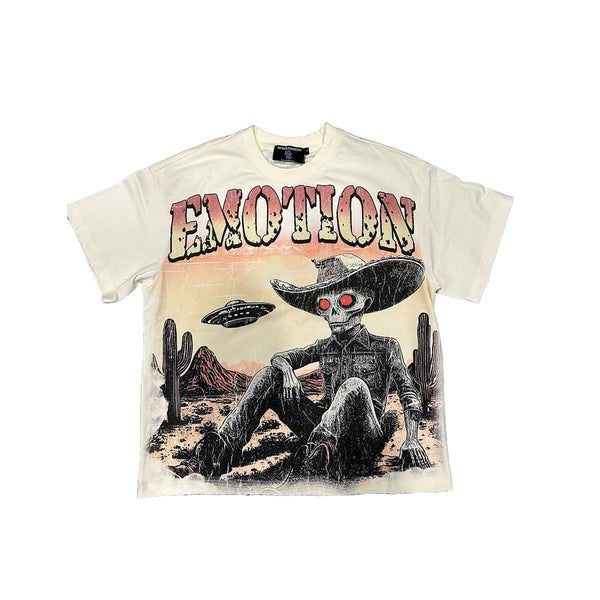 Mixed Emotions - Deserted Cream Tee