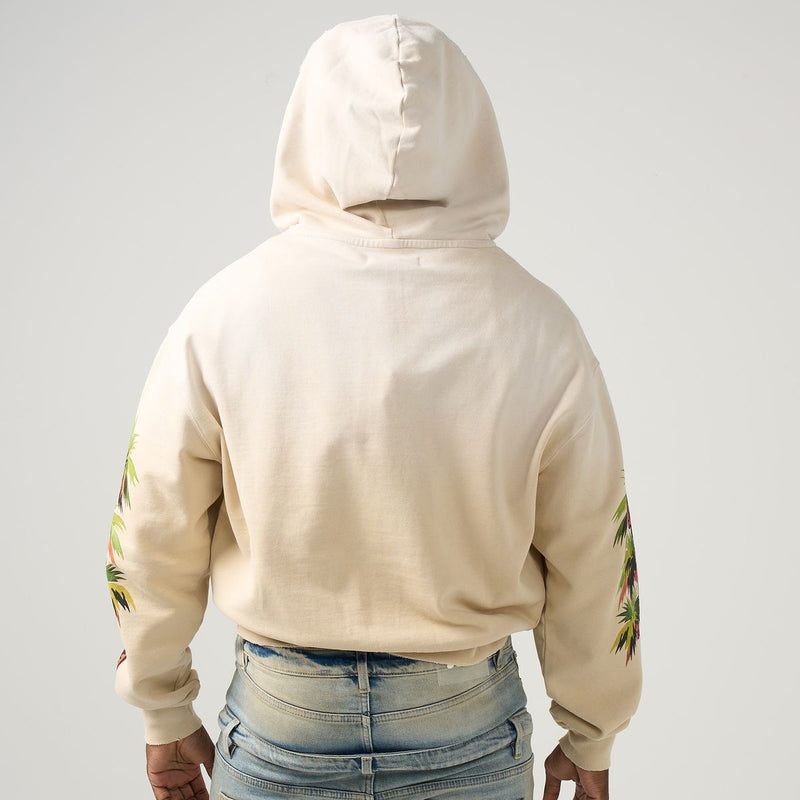 Duaa - Hotel Stay Khaki Cream Wash Hoodie