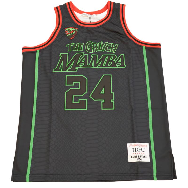 Headgear - Kobe Bryant Grinch Black Green Jersey