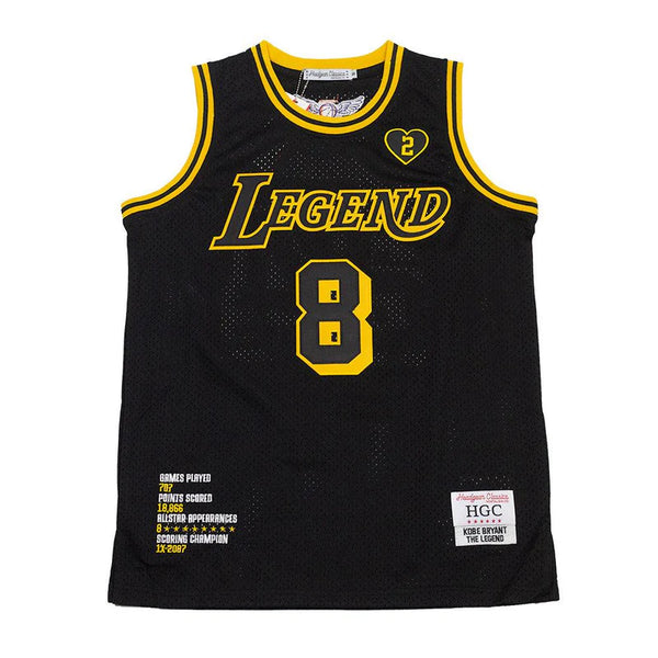 Headgear - Kobe Bryant Black Yellow Jersey