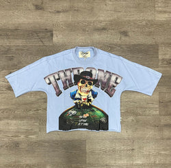 BKYS - Throne Ice Blue Crop Tee