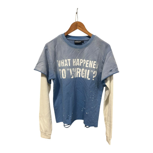 Syndicate - Virgil Blue Wash Long Sleeve Tee