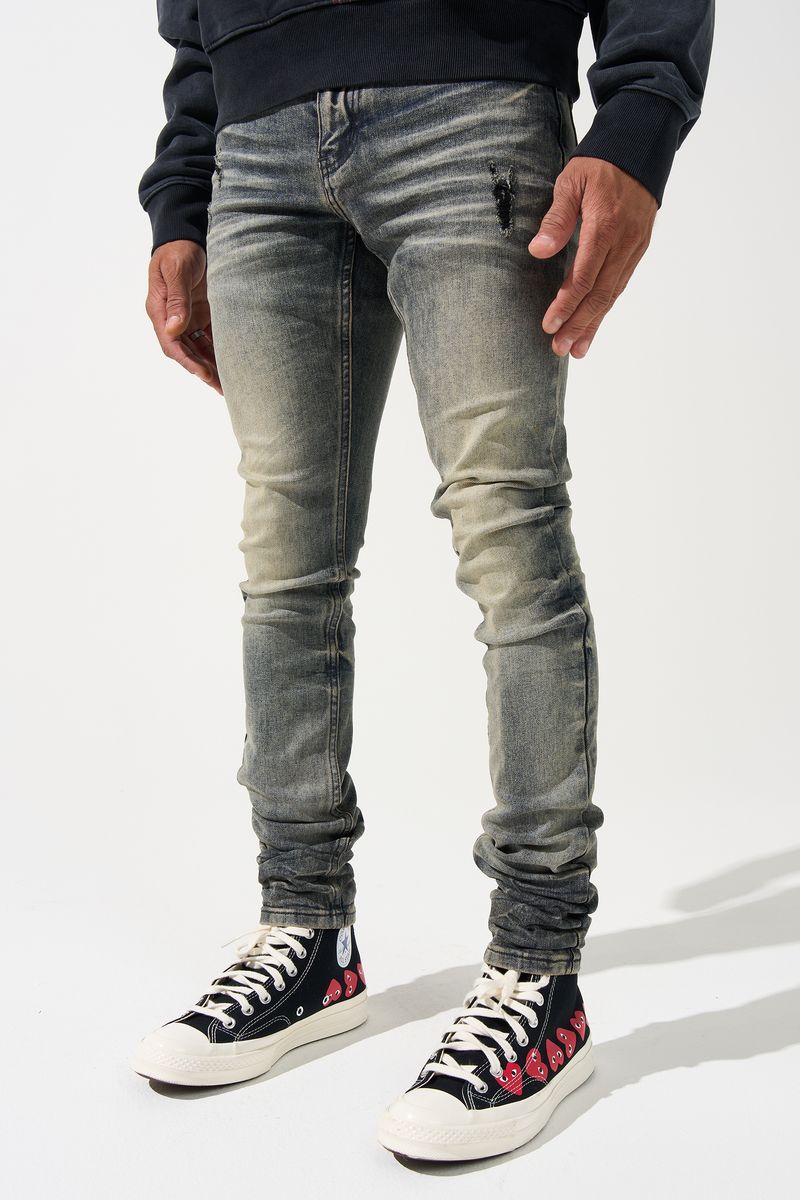 Serenede - Gunmetal Blue Skinny Jean