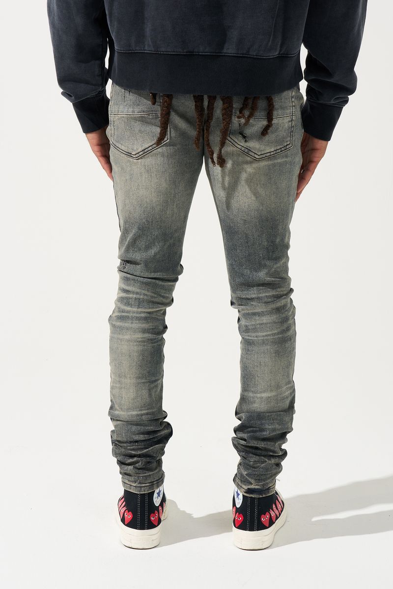 Serenede - Gunmetal Blue Skinny Jean
