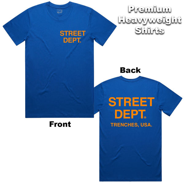 Street Dept - Royal Blue Orange Tee