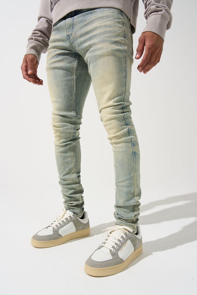 Serenede Nomad Coated Blue Jean - Premium Streetwear Denim