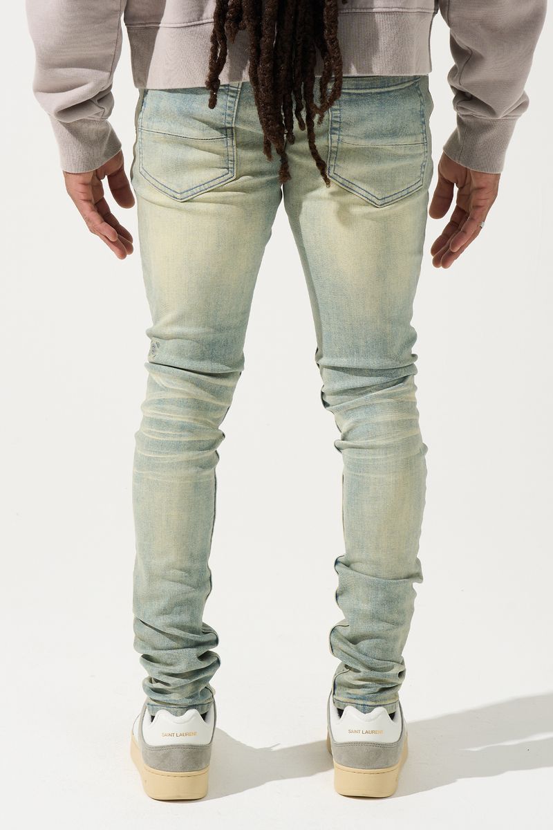 Serenede Nomad Coated Blue Jean - Premium Streetwear Denim