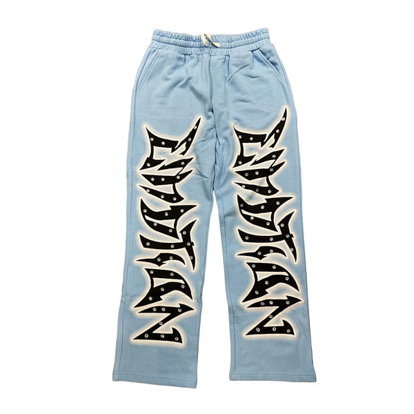 Mixed Emotions - Blue Graffiti Sky Blue Jogger