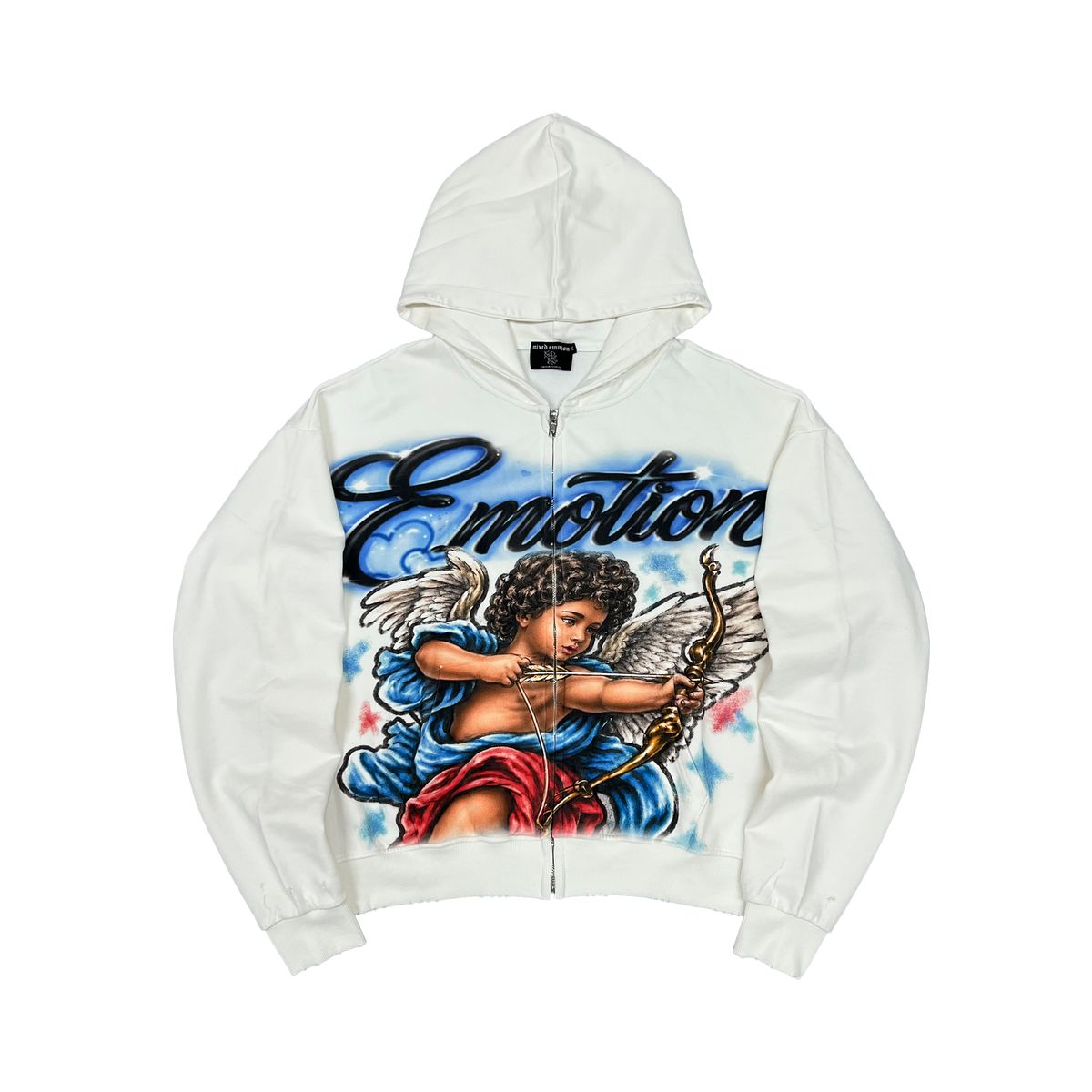 Mixed Emotions - Cupids Arrow White Hoodie