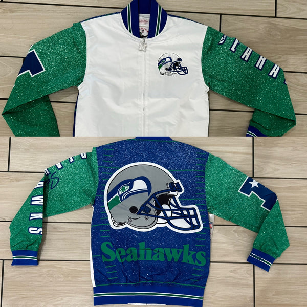 Mitchell & Ness - Seahawks Warm Up Jacket
