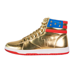 Trump - GOLD TRUMP SNEAKERS HIGH TOP