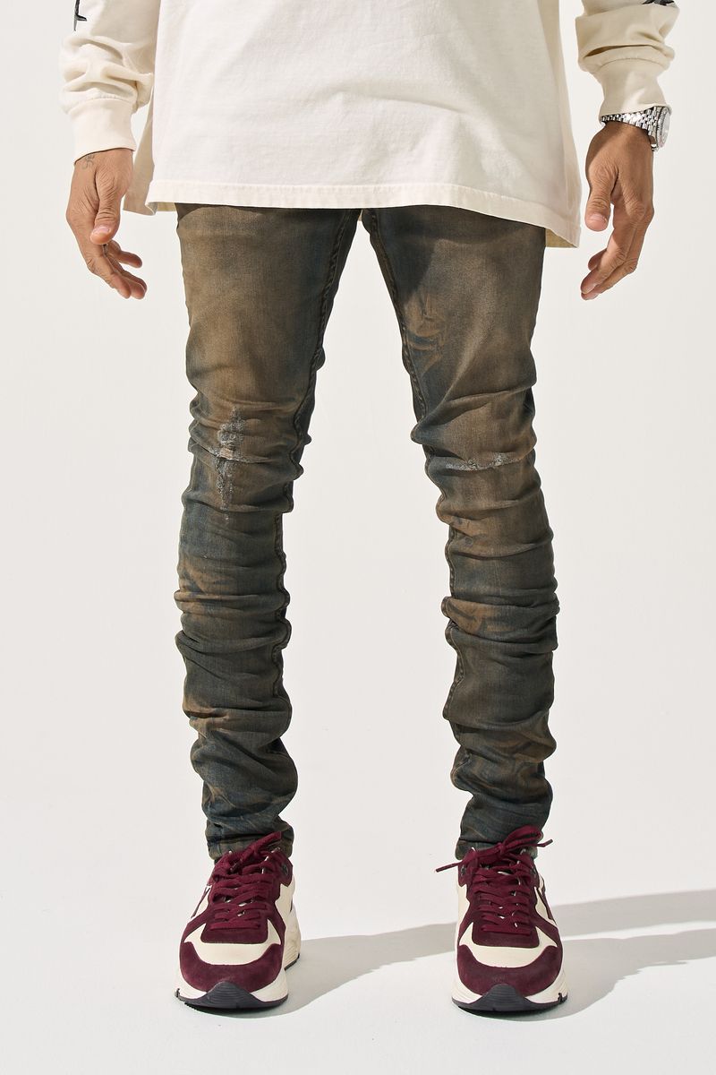 Serenede - OUD Brown Skinny Jeans