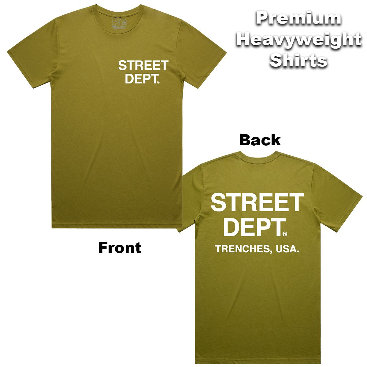 Street Dept - Moss Green Tee