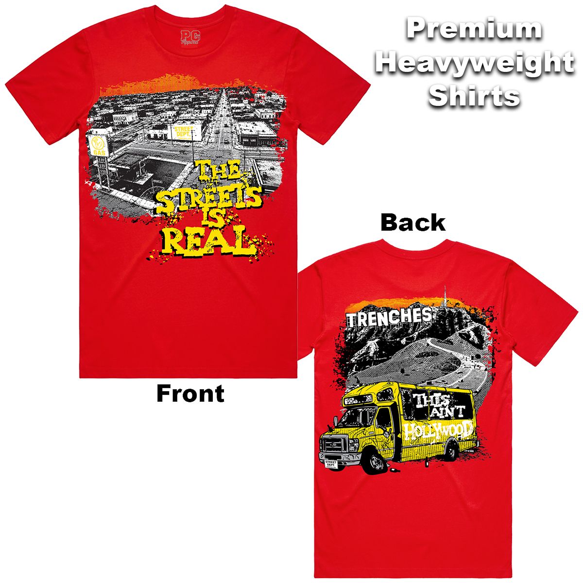 Street Dept - Real Red Yellow Tee