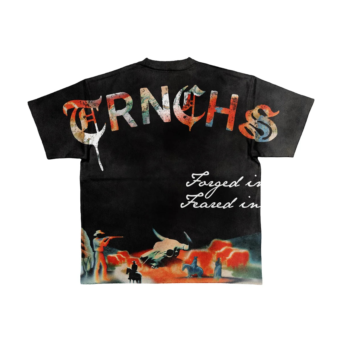 Trnchs - INFERNO BLACK TEE