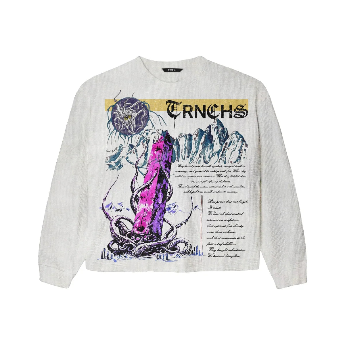 Trnchs - AWAKENING WHITE CREWNECK