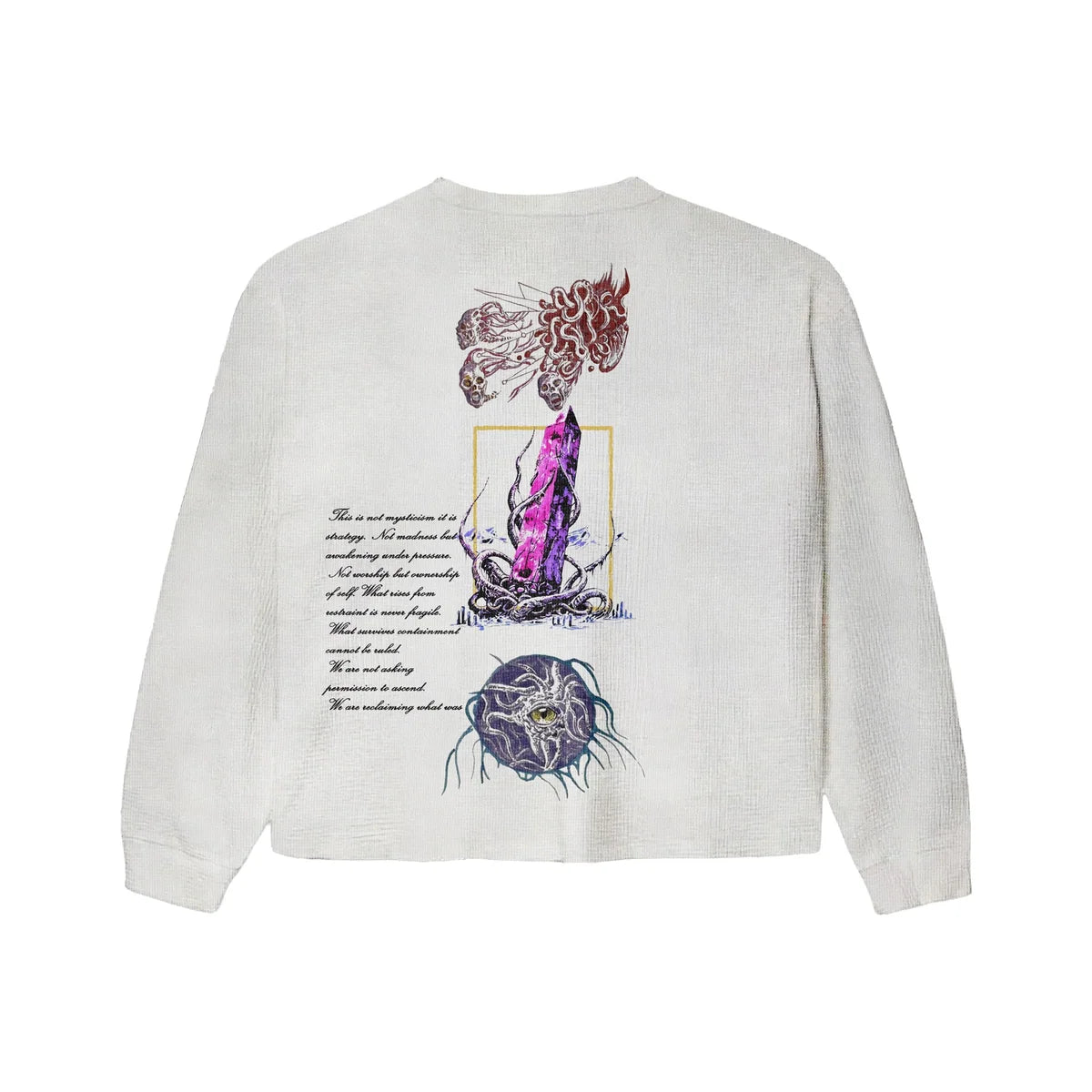 Trnchs - AWAKENING WHITE CREWNECK