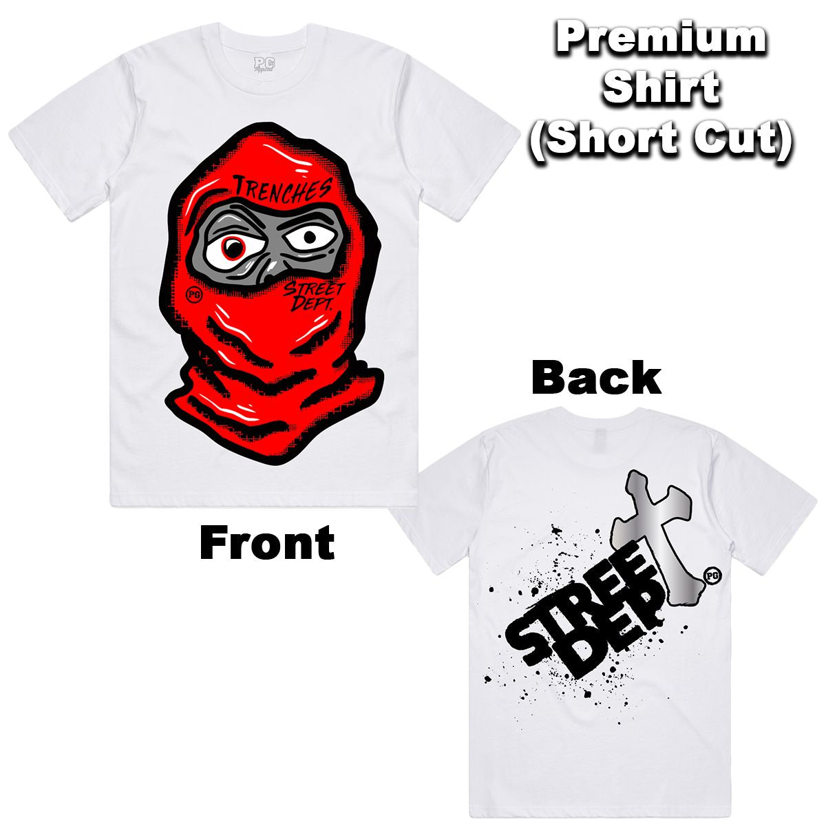 POG - Shiesty Street Dept White Red Tee