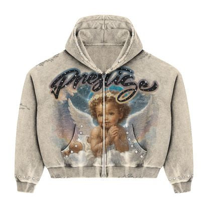 Prestige - Angel Cream Blue Hoodie