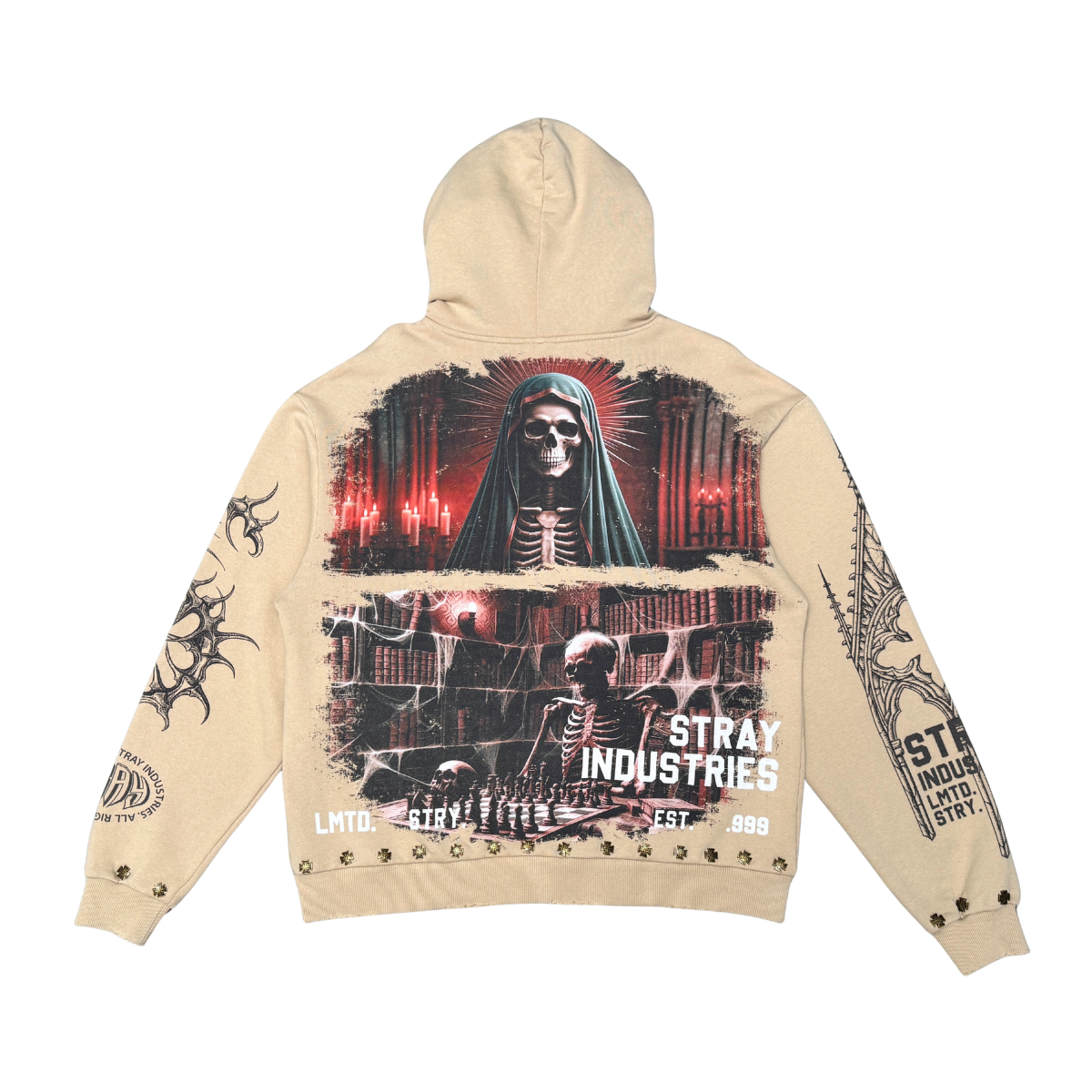 Stray - Skeleton Money Sand Hoodie