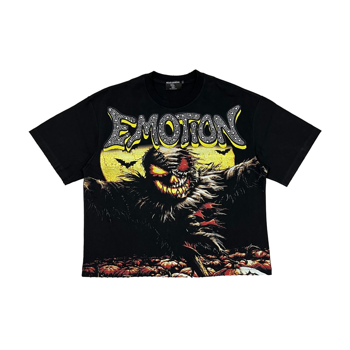 Mixed Emotions - Scarecrow Black Tee
