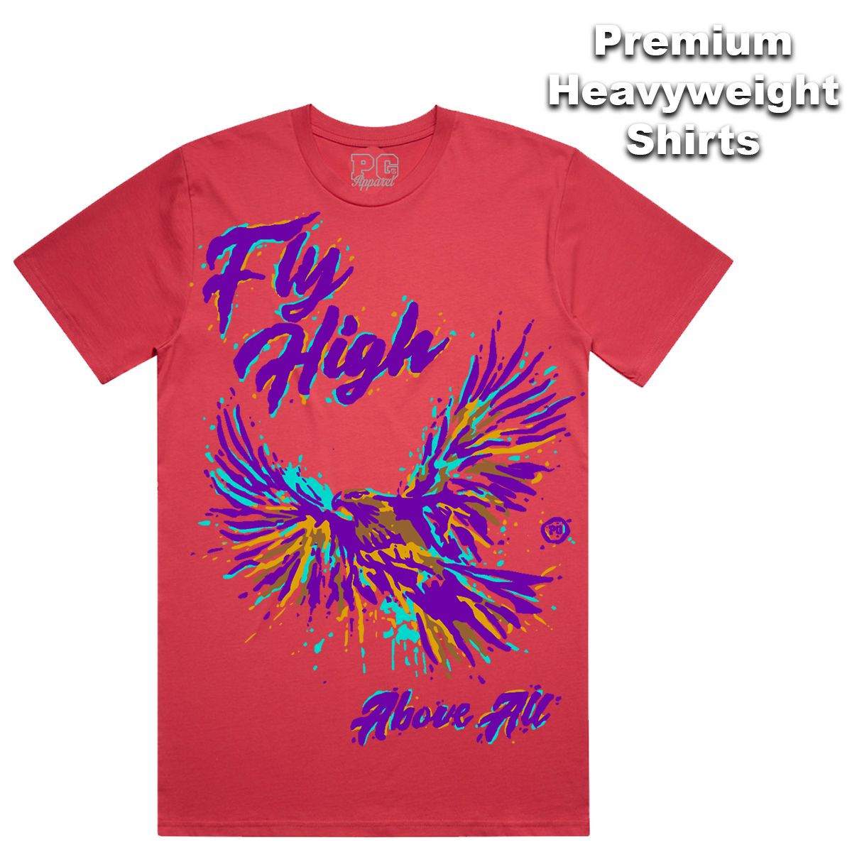 POG - Fly High Pink Purple Tee